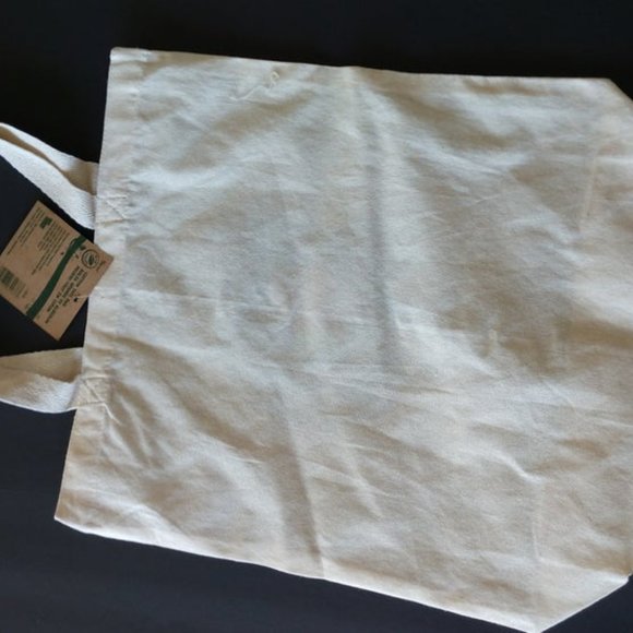 Painted Tote Bag with Retro Silhouett Woman With Blue Hair Artisan Handmade NWT - Picture 3 of 16